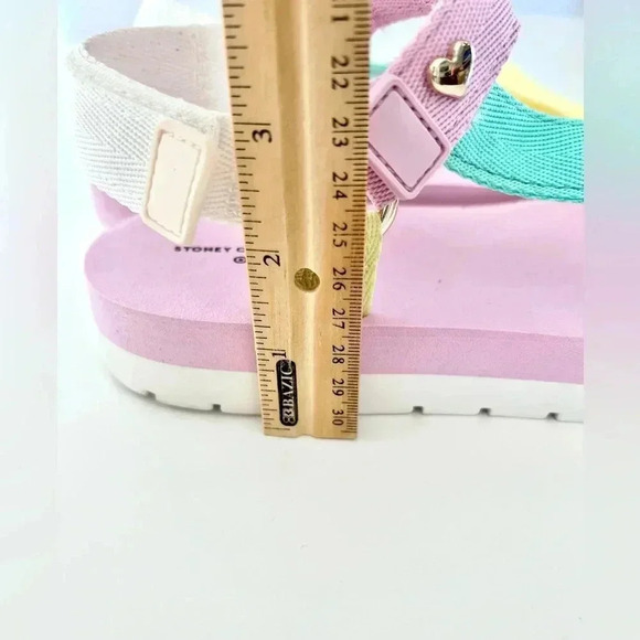 Stoney Clover Lane X Target Pastel Comfortable Adjustable Strap Sandals Size 7 - Picture 16 of 16